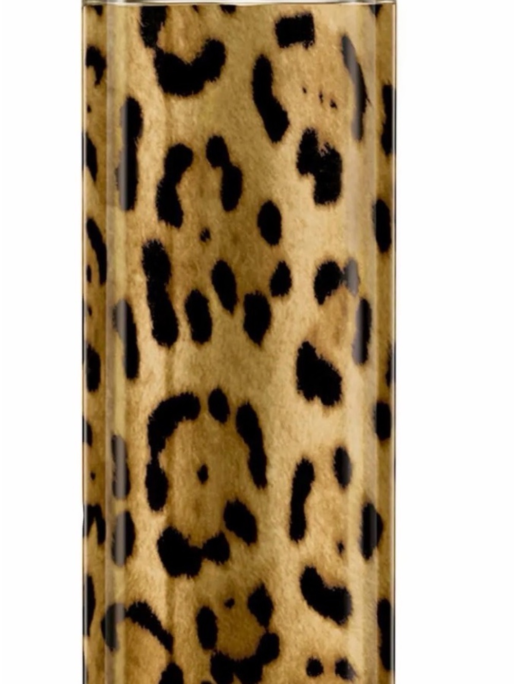 Dolce & Gabbana Leopard Print Lipstick Case - Tan and Black